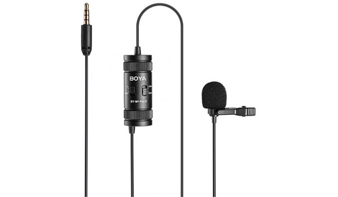 Boya mikrofon BY-M1 Pro II Lavalier (avatud pakend)