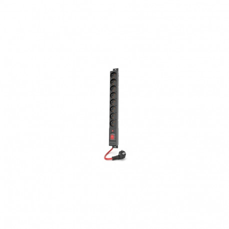 ACAR liigpingekaitse R8 POWER 5m 8 Prantsuse pistikupesa 16A, must