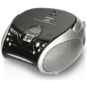 New! Lenco CD player black/silver SCD-24 Black/Silver