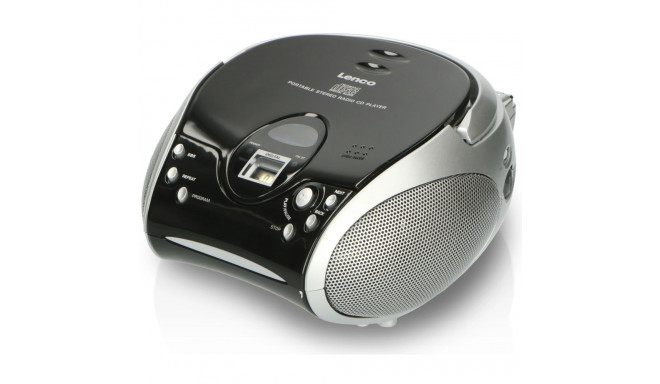 New! Lenco CD player black/silver SCD-24 Black/Silver