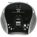 New! Lenco CD player black/silver SCD-24 Black/Silver