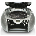 New! Lenco CD player black/silver SCD-24 Black/Silver