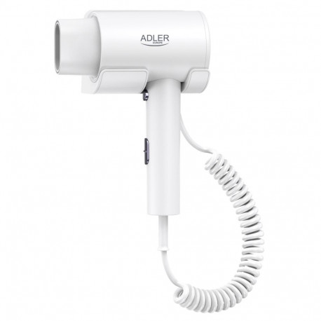 Adler AD 2285 Wall-Mount Hair Dryer, White