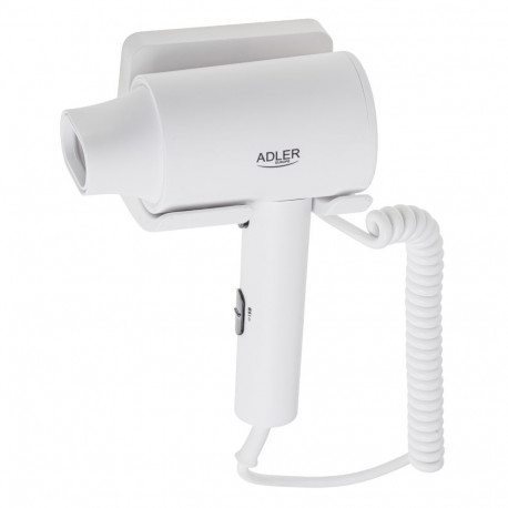 Adler seinale kinnitatav föön AD 2285 2000 W 3 temperatuuriseadet valge