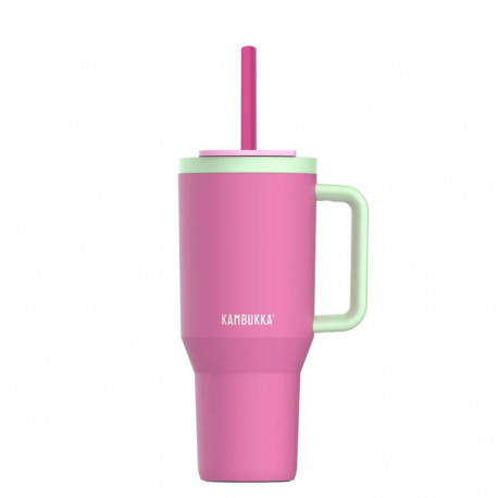 KAMBUKKA RIO termostass kõrrega, roosa, 950 ml