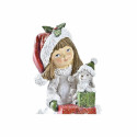 Christmas bauble DKD Home Decor Resin Girls (6,5 x 6,5 x 12 cm) (2 Units)