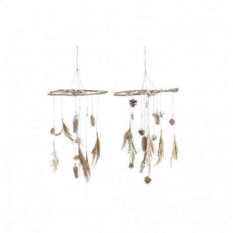 Jõuluehe DKD Home Decor Puit (2 Ühikut) (41 x 41 x 40 cm)