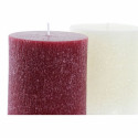 Candle DKD Home Decor Christmas (9 x 9 x 10 cm) (2 Units)