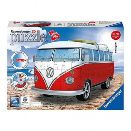 3D Pusle Volkswagen Van Ravensburger 12516 162 Tükid, osad