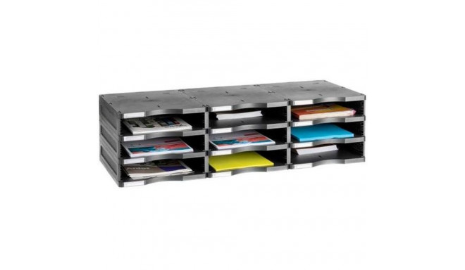 Modulaarne dokumendisahtel Archivo 2000 Must polüstüreen