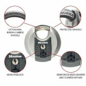 Võtmega tabalukk Master Lock M40EURT (2 Ühikut)