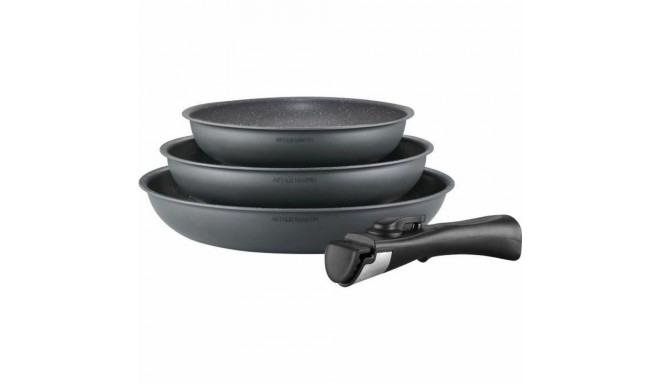 Cookware Arthur Martin AM521 Grey 4 Pieces