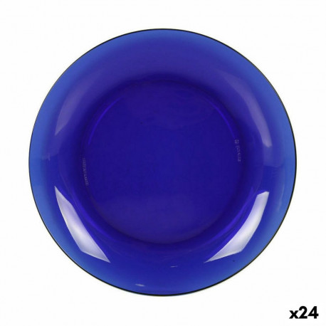Lame taldrik Duralex Lys Sinine Ø 23 cm (24 Ühikut)