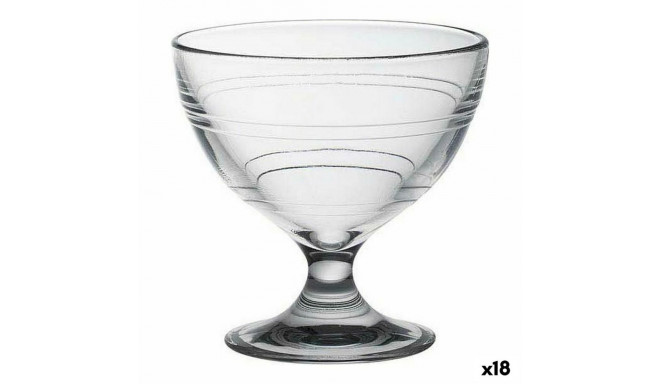 Ice Cream and Milk Shake Glass Duralex Gigogne Transparent 250 ml (18 Units)