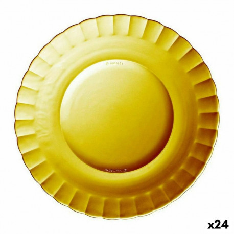 Lame taldrik Duralex Picardie Kristall Merevaik Ø 26 cm (24 Ühikut)
