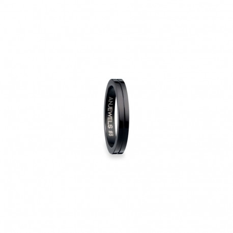 Meeste Sõrmus AN Jewels AR.R1NS08BK-8 8