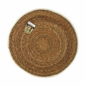 Table Mat Privilege Marine algae Brown With trim Ø 45 cm (36 Units)