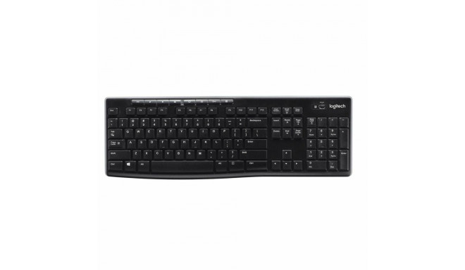 Juhtmevaba Klaviatuur Logitech K270 Must Hispaaniakeelne Qwerty 2.4 GHz