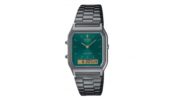 Meeste Kell Casio AQ-230EGG-3AEF Roheline Hõbedane