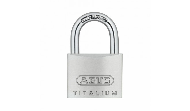 Key padlock ABUS Titalium 64ti/50 Aluminium Rectangular
