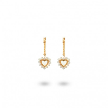 Ladies' Earrings 24KAE 42403Y Golden
