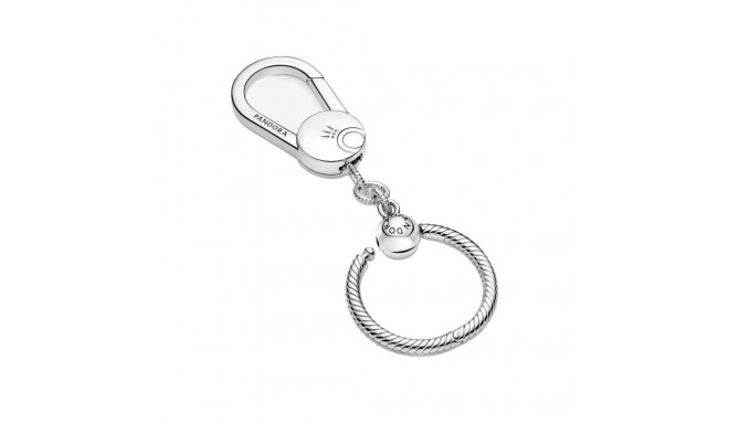 Naiste Pärlid Pandora SMALL BAG CHARM HOLDER Hõbedane