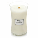 Lõhnastatud küünal Woodwick Core Large White Teak 609 g