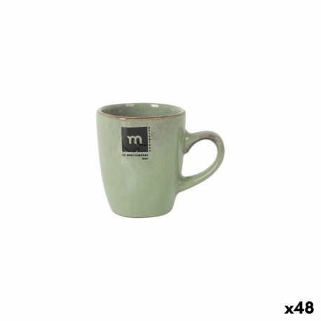 Mug La Mediterránea Macarella green 100 ml (48 Units)