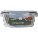 Hermetic Lunch Box Santa Clara Transparent Rectangular 1,5 L (6 Units)