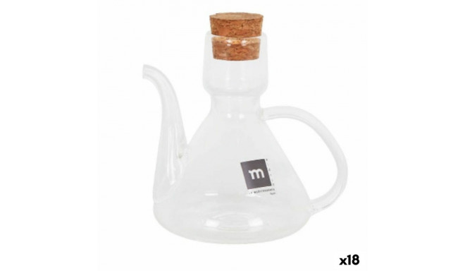 Boca za Ulje La Mediterránea Bell Läbipaistev Silikoon Borosilikaatklaas 125 ml (18 Ühikut)