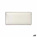 Serving Platter La Mediterránea Anllo Rectangular 30 x 15 x 2 cm (18 Units)