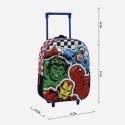 3D School Bag with Wheels The Avengers 25,0 x 31,0 x 10,0 cm