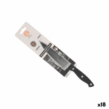 Kööginuga MasterChef Chef Must Hõbedane 15 cm (18 Ühikut)