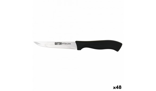 Kööginuga Quttin Kasual Must Hõbedane 22 x 2 x 1,5 cm Mitmeotstarbelised (48 Ühikut)