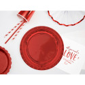 Plate set Algon Red 20 cm 10 Pieces (18 Units)