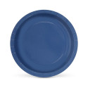 Plate set Algon Blue 20 cm 10 Pieces (24 Units)