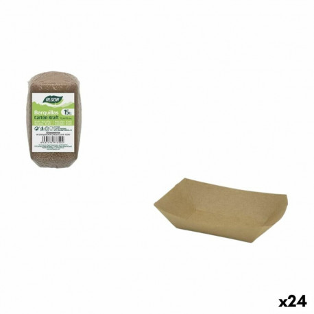 Plate set Algon 15 Pieces (24 Units)