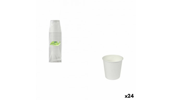 Set of glasses Algon White 80 ml 30 Pieces (24 Units)