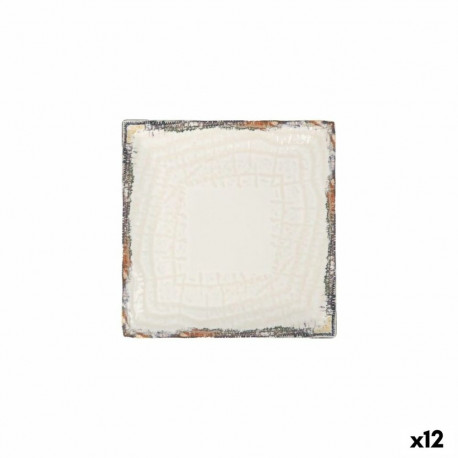 Desserttaldrik La Mediterránea Albus 18 x 18 x 2 cm (12 Ühikut)