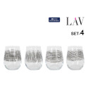 Set of glasses LAV GAIA 4 Pieces (6 Units)