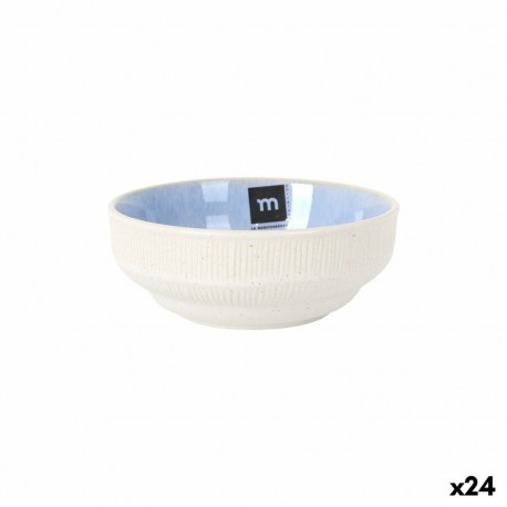 Bowl La Mediterránea Calobra Blue Ø 13,2 cm (24 Units)