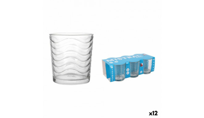 Set of glasses La Mediterránea Mistral waves 6 Pieces (12 Units)