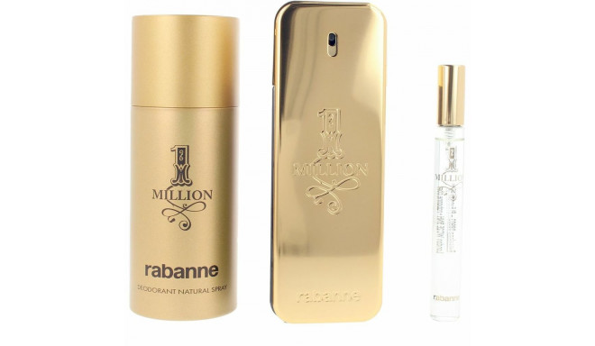 Men's Perfume Set Paco Rabanne 1 MILLION 3 Pieces