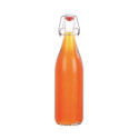 Glass Bottle La Mediterránea Glass 1 L (12 Units)
