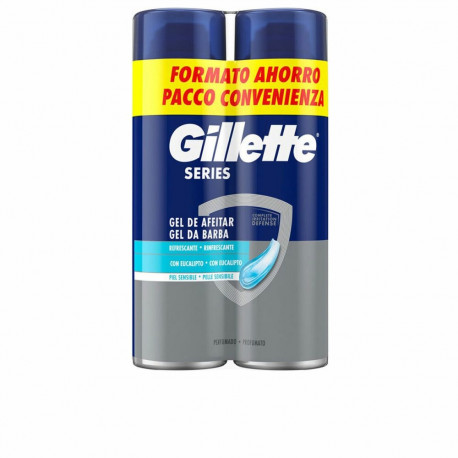 Shaving Gel Gillette SERIES 200 ml 2 Units