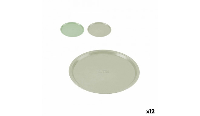 Tray Quttin Metal 40 cm Circular 12 Units