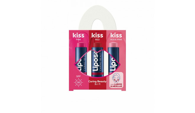 Lip Balm Liposan KISS KISS KISS 3 Pieces