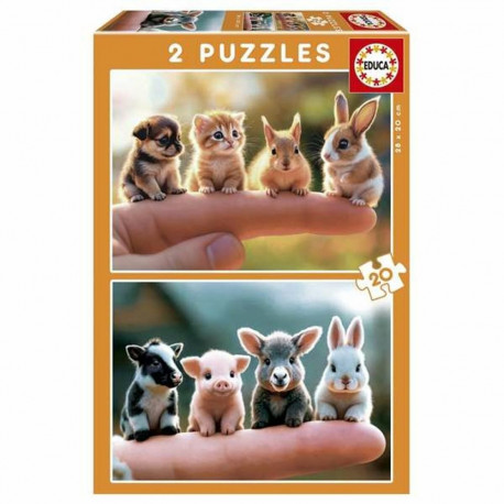 Pusle Educa Baby Animals (2 Ühikut)