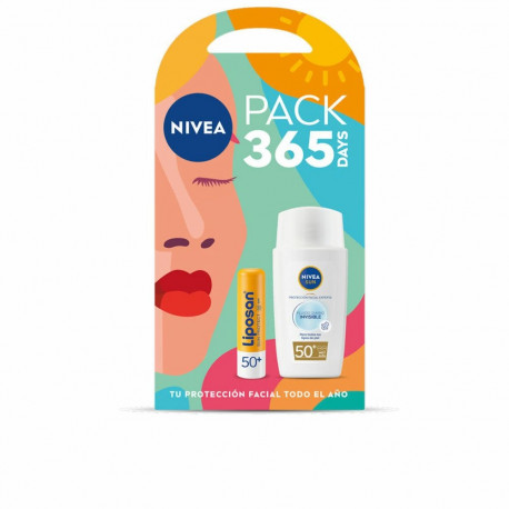 Keha Päikesekaitse Sprei Nivea Liposan Spf 50 Spf 50+ 2 Tükid, osad