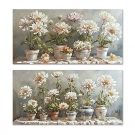 Maal Home ESPRIT Taimepott Traditsiooniline 120 x 3 x 60 cm (2 Ühikut)